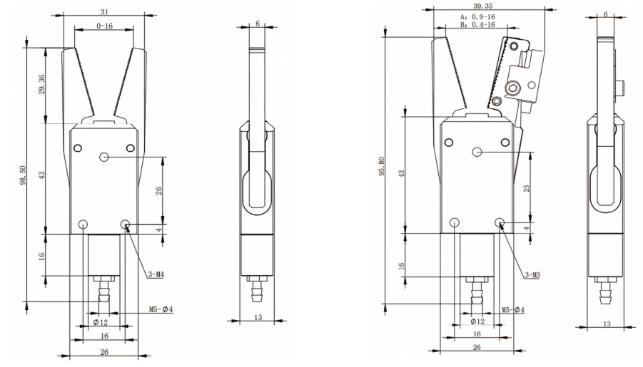 JKM12 Sprue grippers