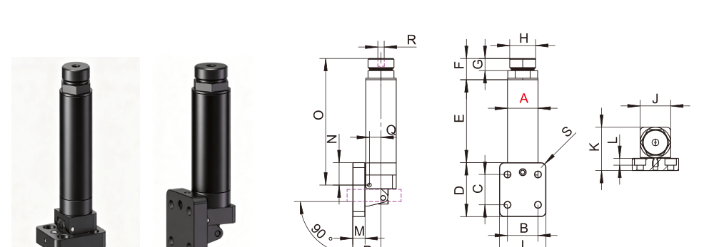 JFN 90-degree posture grippers