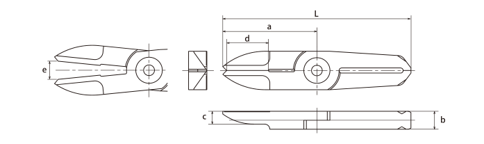 NT-AJ / AJL / AJT Vertical nipper blades