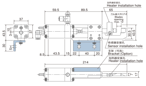 GT-NKH10 / GT-NTH 加热气剪与刀头