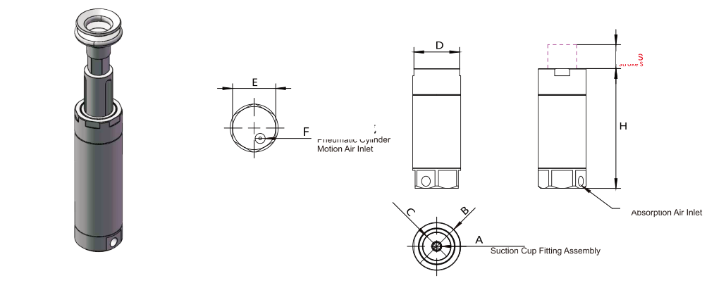 JSG / JSGD Pneumatic vacuum fittings