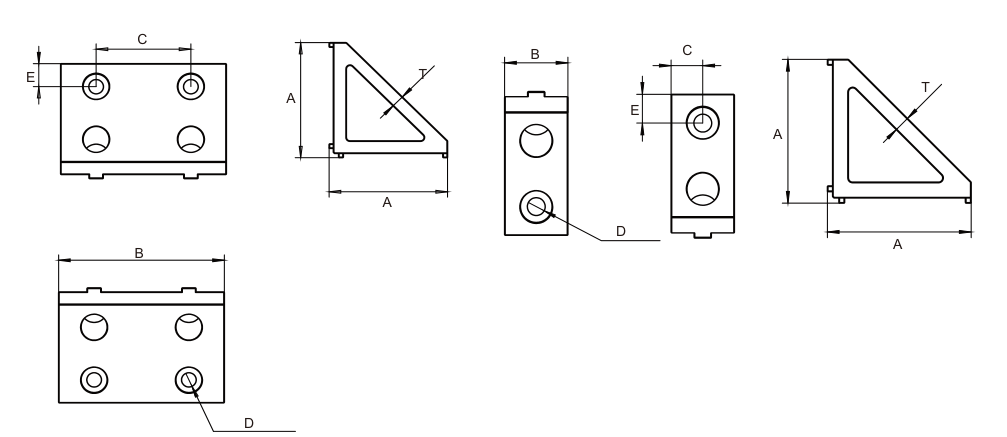 JMBD3 Profile angle brackets