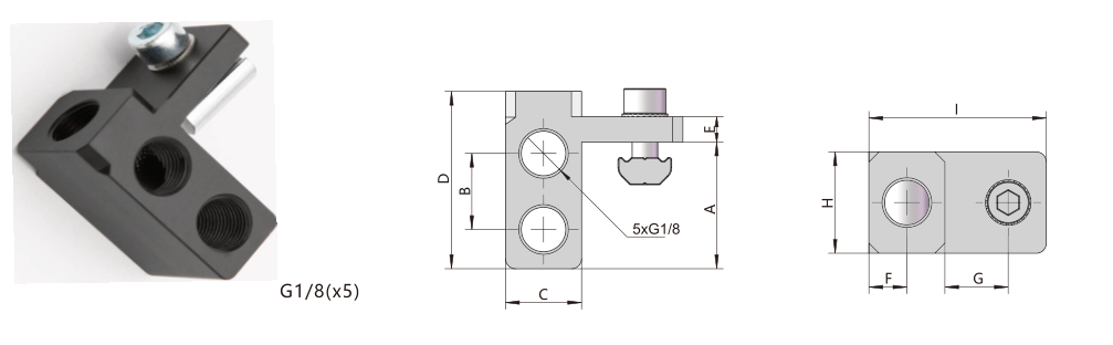 JMB-5G18 Side manifold blocks