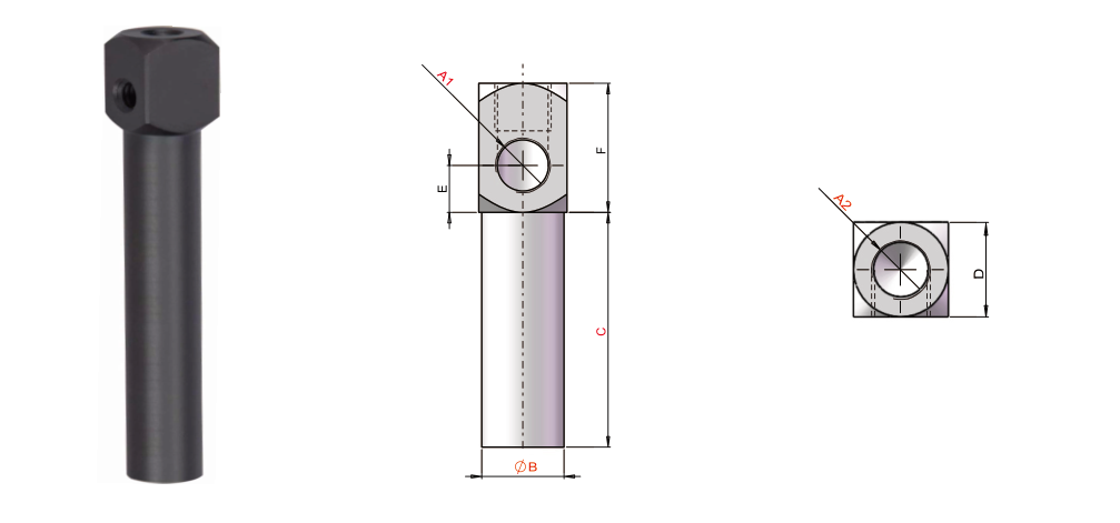 JVE Vacuum cup mounting legs